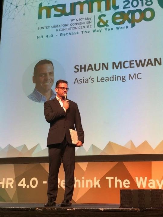 HR Summit & Expo 2018 — introduced as Asia's Leading MC