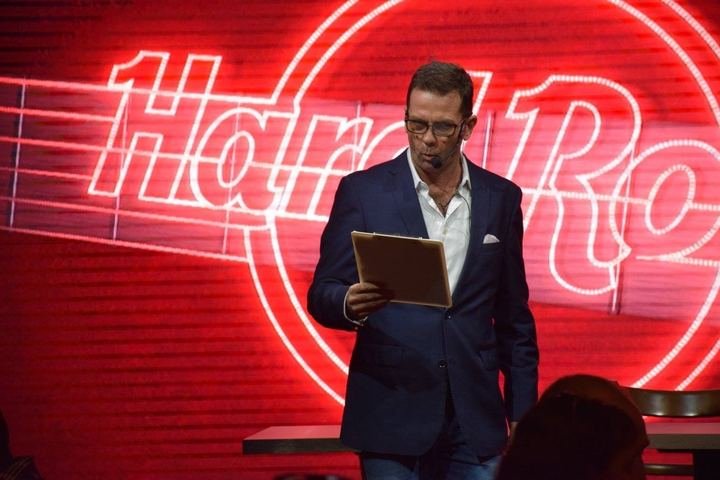 Hosting an evening at Hard Rock