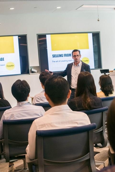 Speaking to a corporate audience